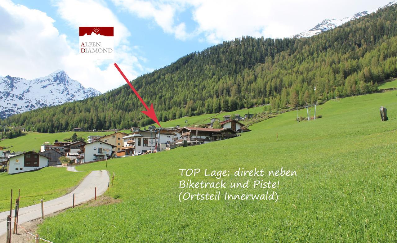 Alpendiamond Ski In & Bike Out Apartments Top 200, 400 & Penthouse 600 Зёльден Экстерьер фото